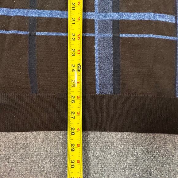 I Levrieri Crew Neck Sweater 50% Wool Made in Italy Brown XL - Picture 4 of 6